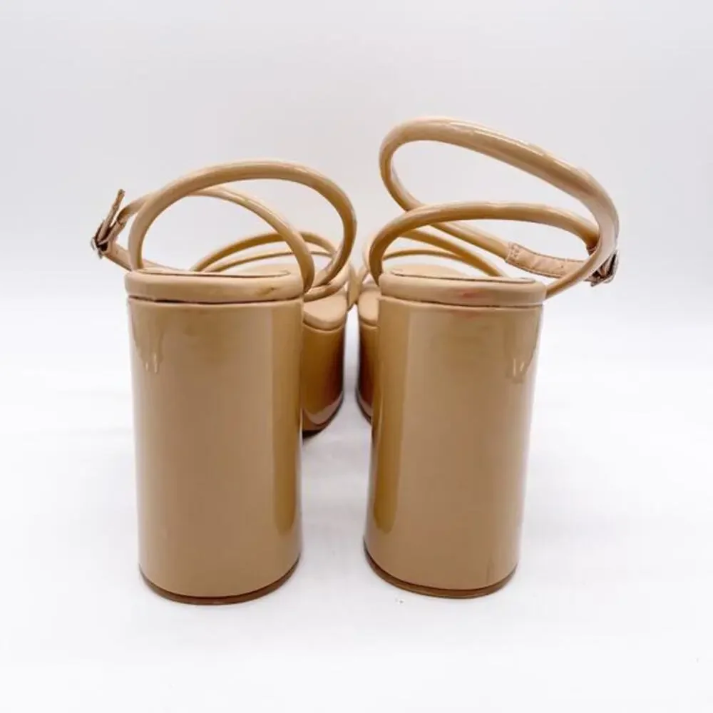 Jeffrey Campbell Women's Mamba Open Toe‎ Platform Ankle Strap Sandal Size 11 - Picture 6 of 9